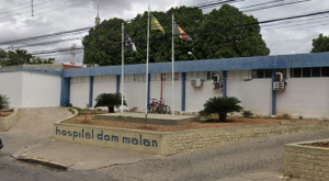 Imagem de entrada do Hospital Dom Malan
